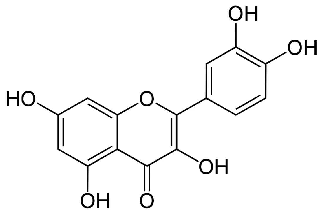 Quercetin structural formula
